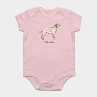 Labrador dog Baby Bodysuit